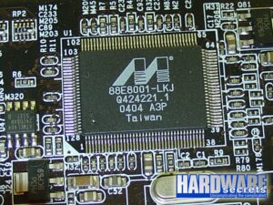 One of the Gigabit Ethernet chips used on DFI LanParty 925X-T2 (Marvell 88E8001)