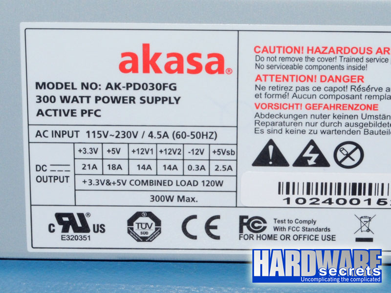 Akasa Essential Power 300 W power supply
