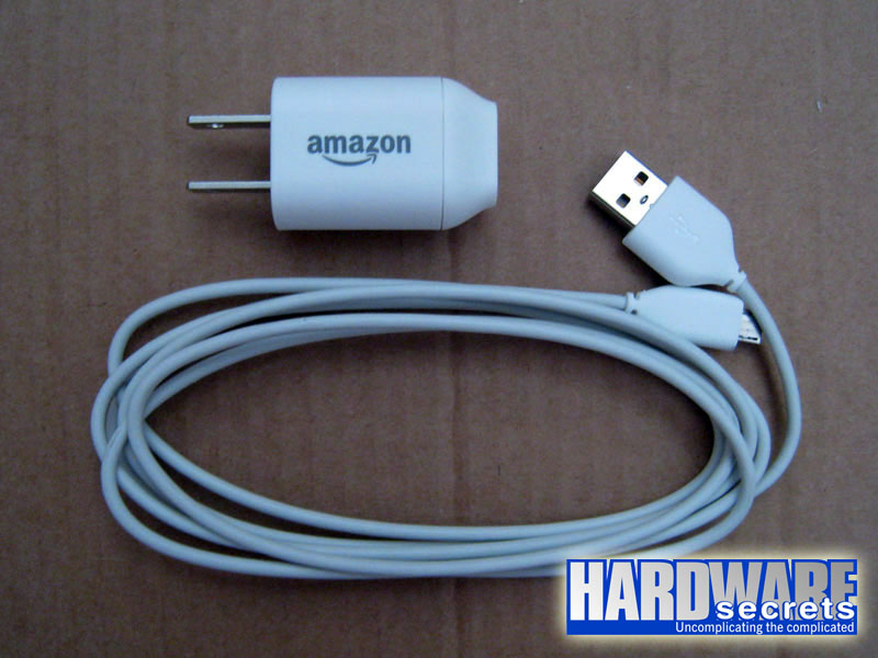 Figure 3: USB cable with adapter for electrical outlet.