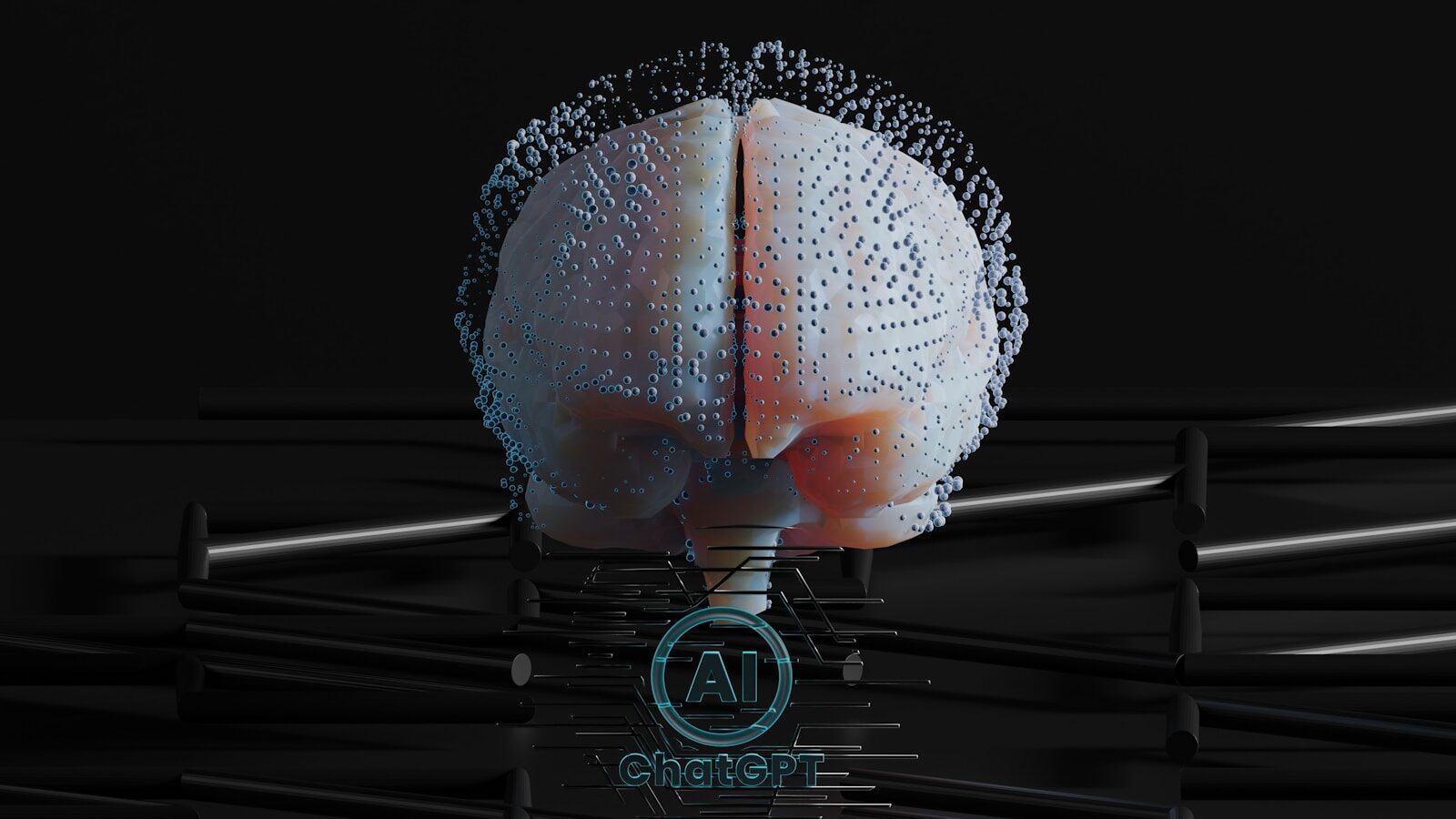 a computer generated image of a human head