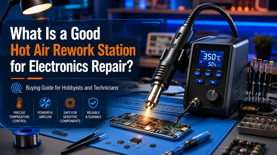 Hot Air Rework Station for Electronics Repair