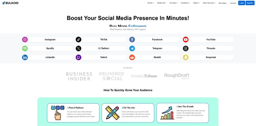 social media presence