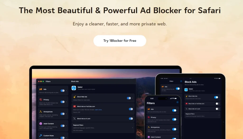 ad blocker screenshot