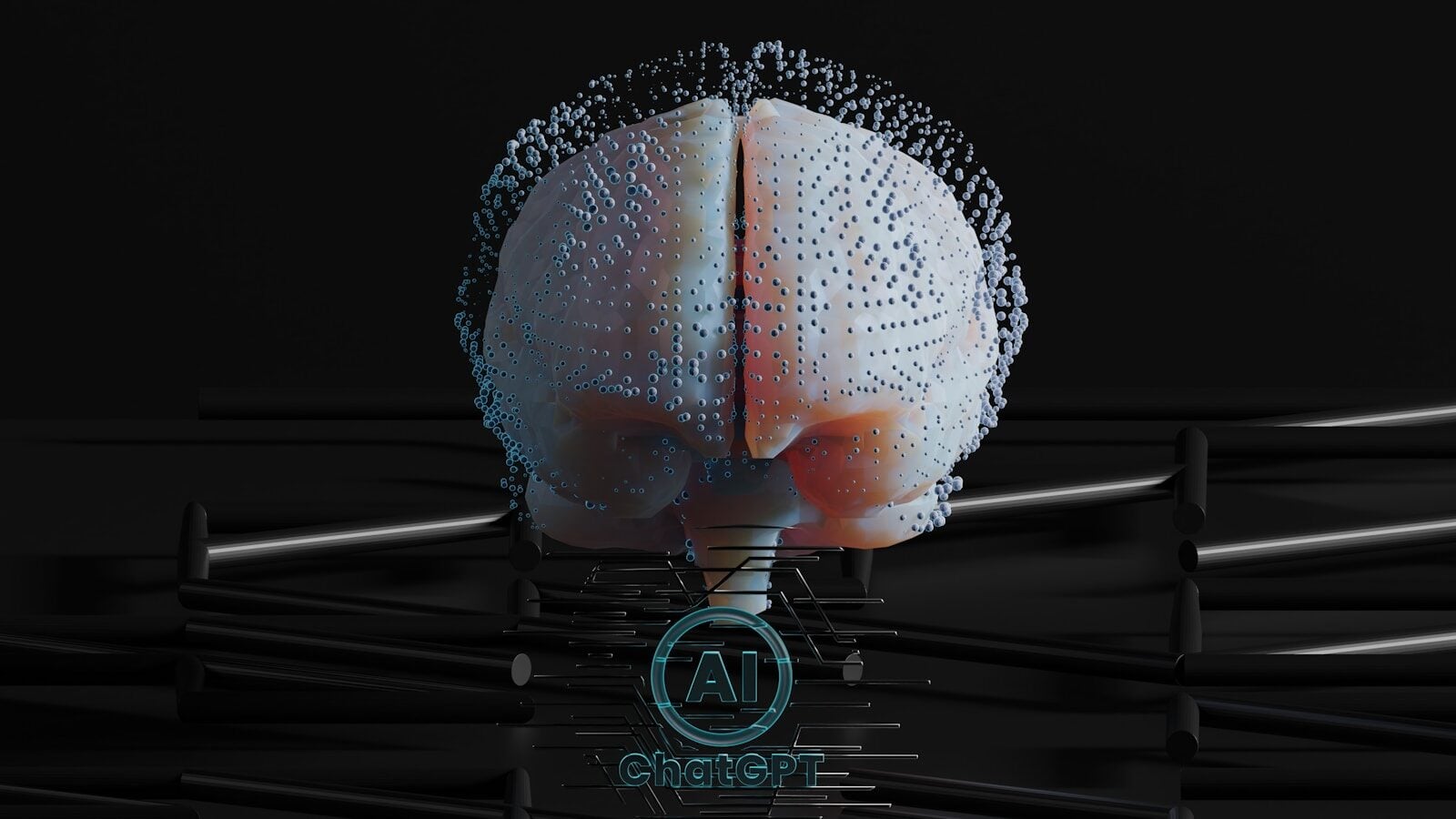 a computer generated image of a human head